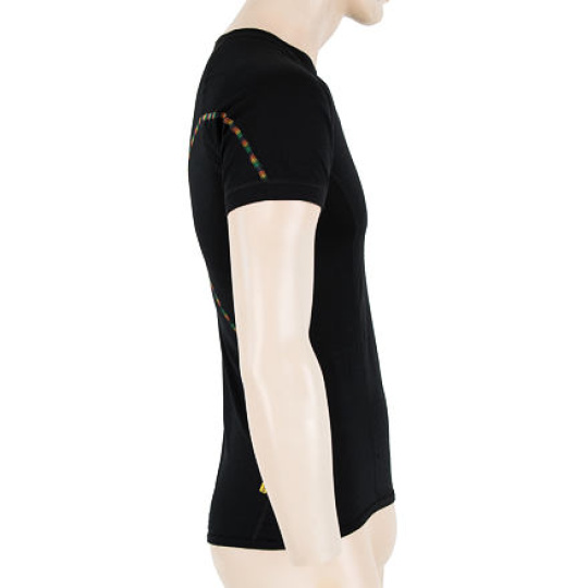 SENSOR MERINO AIR men's T-shirt kr.sleeve black Size: