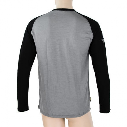 SENSOR MERINO ACTIVE PT ADVENTURE men's shirt long.sleeve grey/black Size: