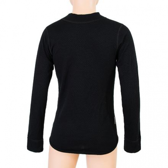 SENSOR MERINO DF CLUB children's shirt long.sleeve black Size: