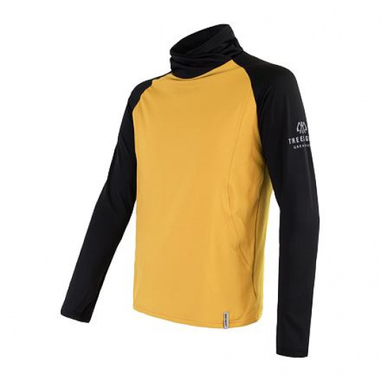 SENSOR COOLMAX THERMO men's hoodie mustard/black Size: