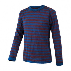 SENSOR MERINO AIR SET children's shirt long.sleeve + bottoms blue/wine stripes Size:
