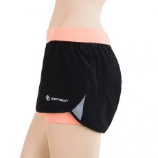 SENSOR TRAIL women's shorts black/apricot Size: