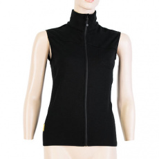 SENSOR MERINO EXTREME ladies vest black Size: