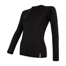 SENSOR COOLMAX TECH women's T-shirt long.sleeve black Size: