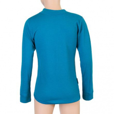 SENSOR MERINO DF CLUB children's shirt long.sleeve blue Size: