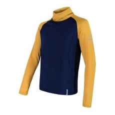 SENSOR COOLMAX THERMO men's hoodie deep blue/mustard Size: