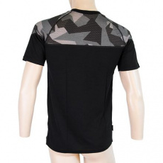 SENSOR MERINO IMPRESS men's shirt kr.sleeve black/camo Size: