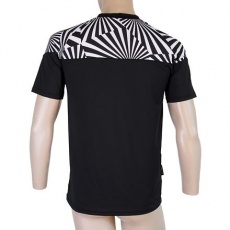 SENSOR COOLMAX IMPRESS men's shirt kr.sleeve black/geometers Size:
