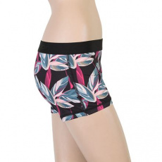 SENSOR COOLMAX IMPRESS ladies panties with leg black/leaves Size: