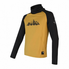 SENSOR COOLMAX THERMO MOUNTAINS men's hoodie mustard/black Size: