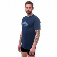 SENSOR MERINO AIR PT EXPLORE men's T-shirt kr.sleeve dark.blue Size:
