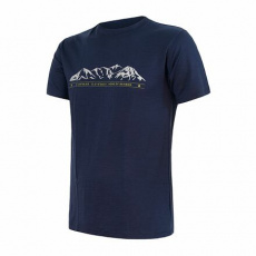 SENSOR MERINO ACTIVE PT MOUNTAINS men's T-shirt kr.sleeve deep blue Size: