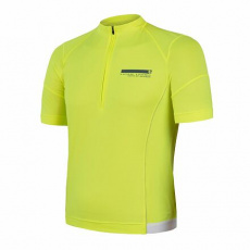 SENSOR COOLMAX ENTRY men's jersey kr.neon yellow sleeve Size: