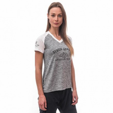 SENSOR CYKLO CHARGER women's jersey free neck.sleeve grey/white Size: