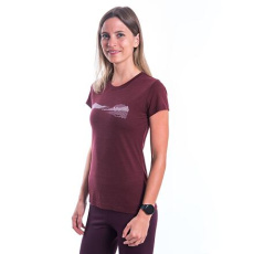 SENSOR MERINO AIR PT HILLS women's T-shirt kr.sleeve port red Size: