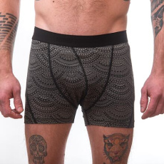 SENSOR MERINO IMPRESS men's shorts grey/maori Size:
