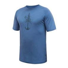 SENSOR MERINO AIR EARTH men's t-shirt kr.sleeve riviera blue Size: