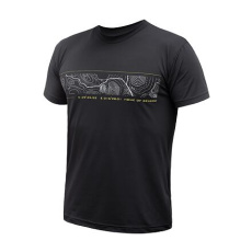 SENSOR COOLMAX TECH GPS men's t-shirt kr.sleeve black Size: