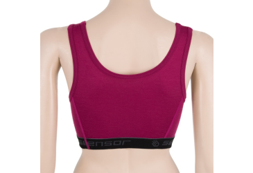 SENSOR MERINO ACTIVE women's bra lilla Size: