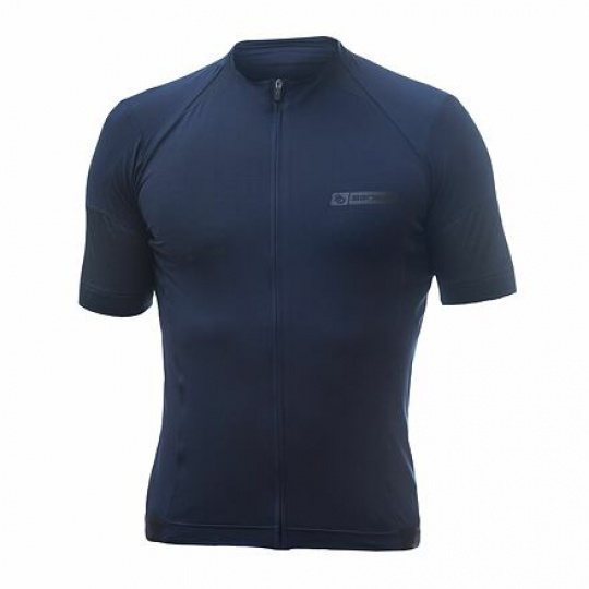 SENSOR COOLMAX RACE men's jersey kr.sleeve full zip deep blue Size: