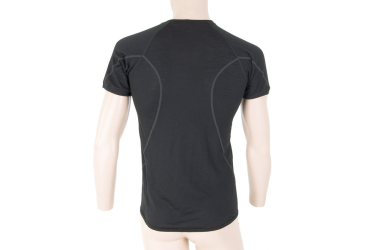 SENSOR MERINO ACTIVE men's shirt kr.sleeve black Size: