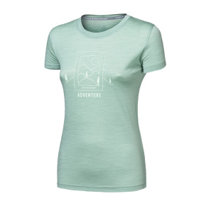 SENSOR MERINO AIR SAY YES women's short-sleeve shirt.sleeve basil green size