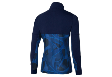 MIZUNO Paris Athlete Hybrid Warm up Jacket / Navy Blue /