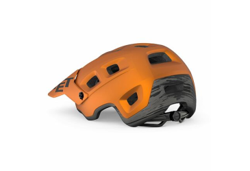 MET helmet TERRANOVA orange titanium metallic -58/61