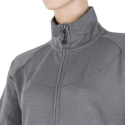 SENSOR MERINO UPPER women's sweatshirt full zip grey Size: