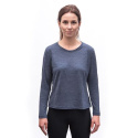 SENSOR MERINO LITE women's long-sleeve shirtsleeve mottled blue size