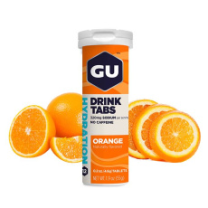 GU Hydration Drink Tabs 54 g Orange 1 tube (pack of 8) EXP 05/25