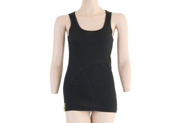 SENSOR MERINO ACTIVE women's tank top black Size: