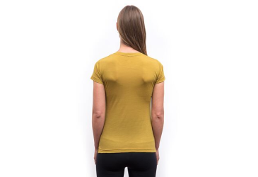 SENSOR MERINO AIR SUMMIT women's T-shirt kr.sleeve mustard Size: