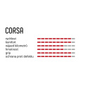 VITTORIA Corsa 23-28" tub para/blk/blk G2.