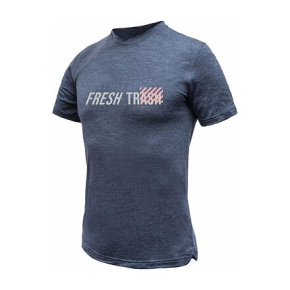 FT MEN'S MERINO TENCEL LOGO 2.0 TEE BLUE size