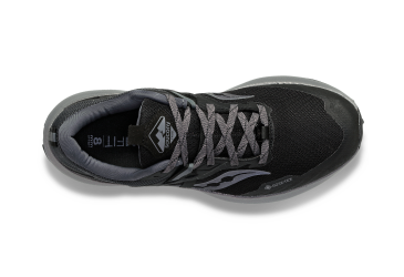 women's shoes Saucony S10799-10 RIDE 15 TR GTX BLACK/CHARCOAL