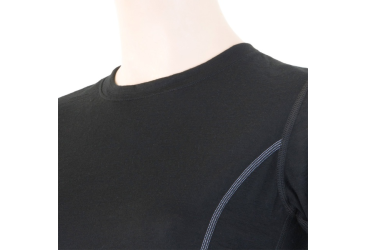 SENSOR MERINO ACTIVE women's T-shirt long.sleeve black Size: