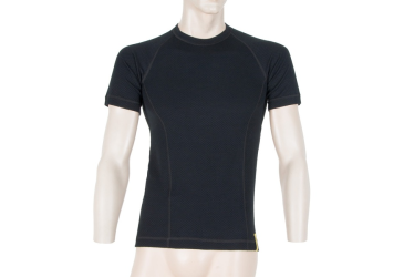 SENSOR MERINO DF men's shirt kr.sleeve black Size: