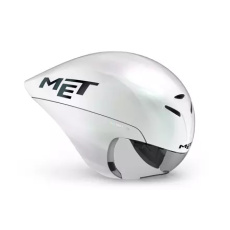 MET helmet DRONE WIDE BODY white iridescent -54/58