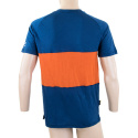 SENSOR MERINO AIR PT men's shirt kr.sleeve blue/orange Size: