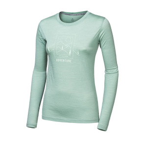 SENSOR MERINO AIR SAY YES women's long-sleeve shirt.sleeve basil green size M