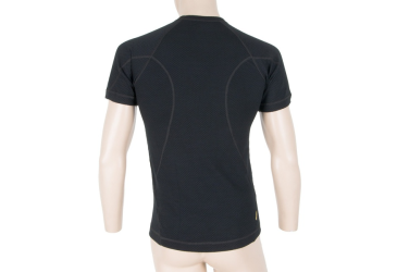 SENSOR MERINO DF men's shirt kr.sleeve black Size: