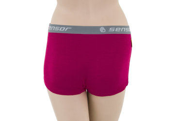 SENSOR MERINO ACTIVE ladies panties with leg lilla Size: