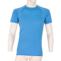 SENSOR MERINO ACTIVE men's shirt kr.sleeve blue Size: