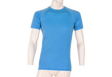SENSOR MERINO ACTIVE men's shirt kr.sleeve blue Size:
