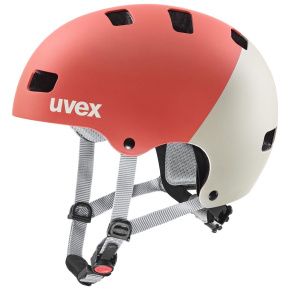 UVEX HELMET KID 3 CC GRAPEFRUIT - SAND MAT (S4149721400) 55-58