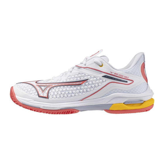 MIZUNO WAVE EXCEED TOUR 6 CC(W) / White/Calypso Coral/Icelandic