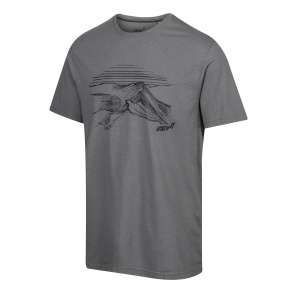 INOV8 GRAPHIC TEE "HELVELLYN" M grey