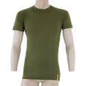 SENSOR MERINO ACTIVE men's shirt kr.sleeve safari green Size: