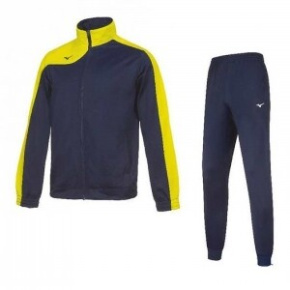 MIZUNO Men Knit Tracksuit(M)/Navy/Yellow MIZUNO Men Knit Tracksuit(M)/Navy/Yellow